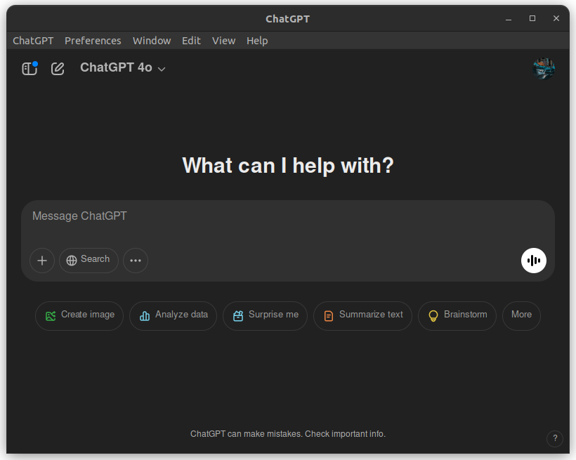 Get ChatGPT Client for macOS, Windows and Linux